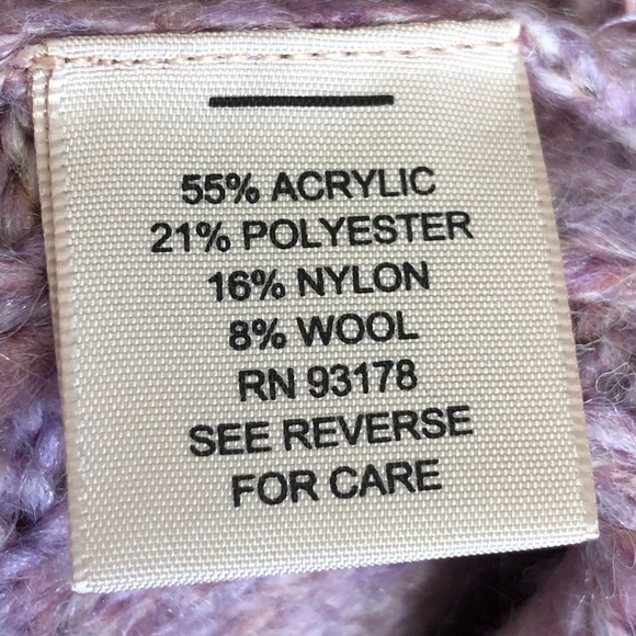 PHILOSOPHY heathered lavender turtleneck sweater - Picture 6 of 9